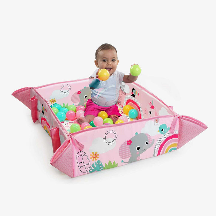משחקיית פעילות כדורים ורודה
