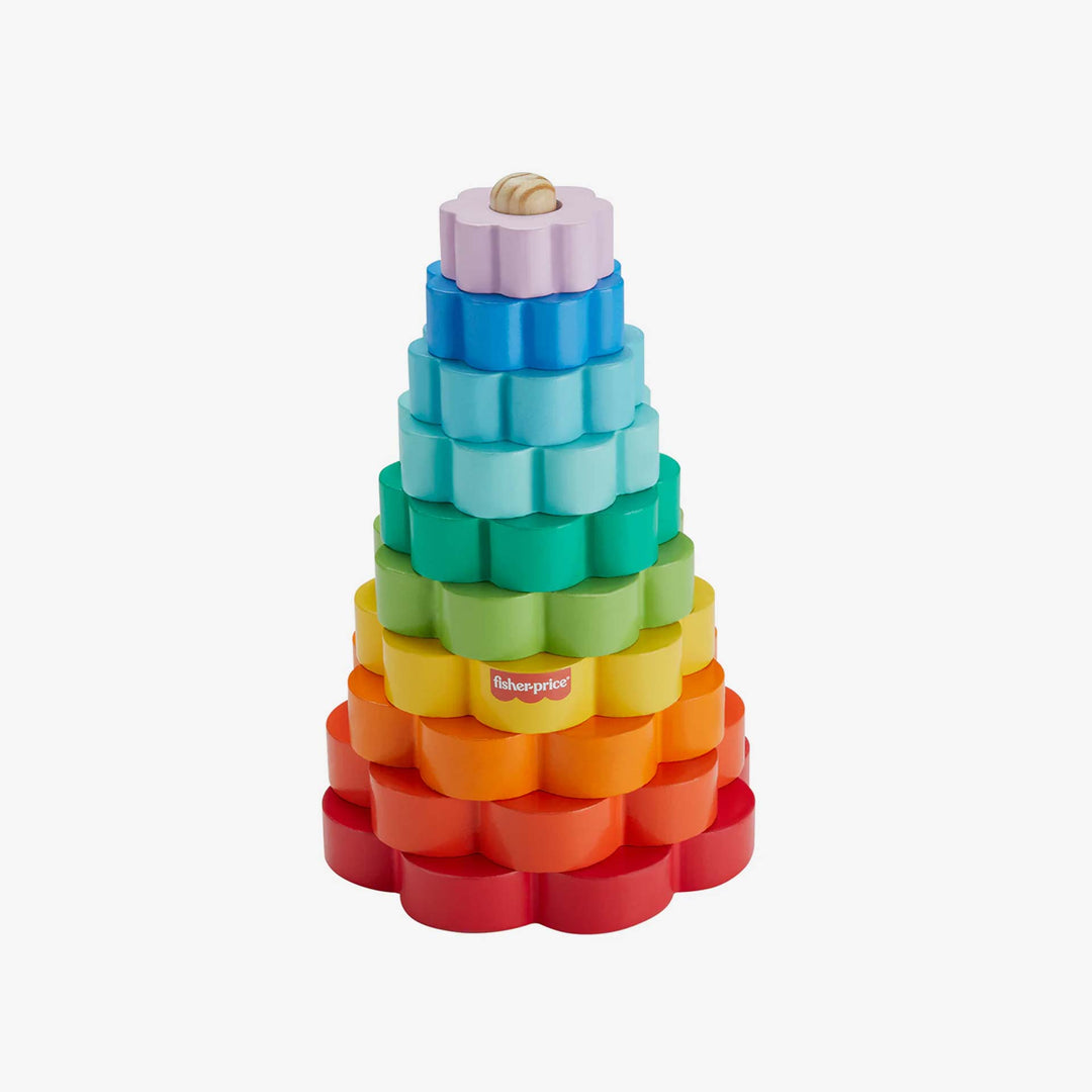 מגדל טבעות עץ