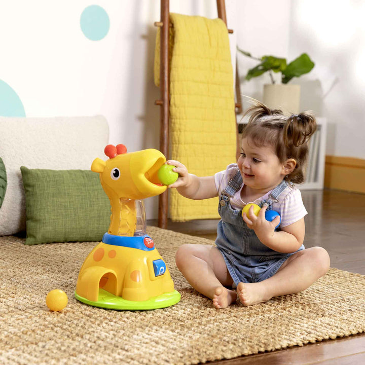 ג'ירפה כדורים קופצים