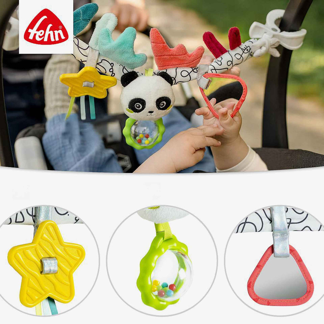 שרשת תלייה לעגלה/סל קל פנדה צבעונית