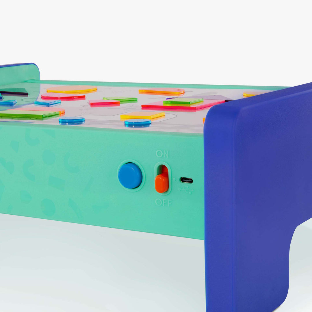 שולחן לימוד צורות וצבעים