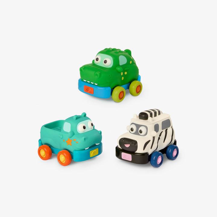 סט 3 מכוניות משוך וסע