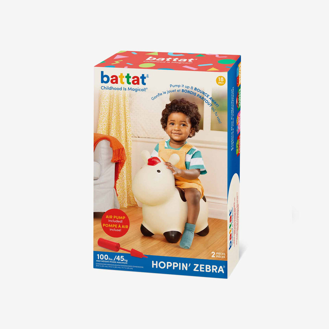 זברה מתנפחת לקפיצה