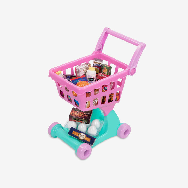 עגלת קניות ורודה