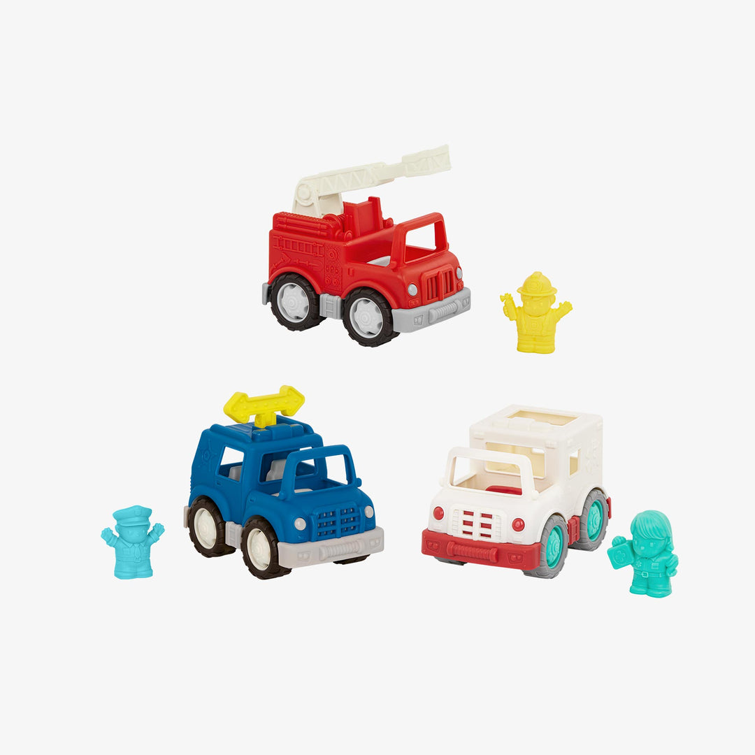 סט 3 רכבי עבודה