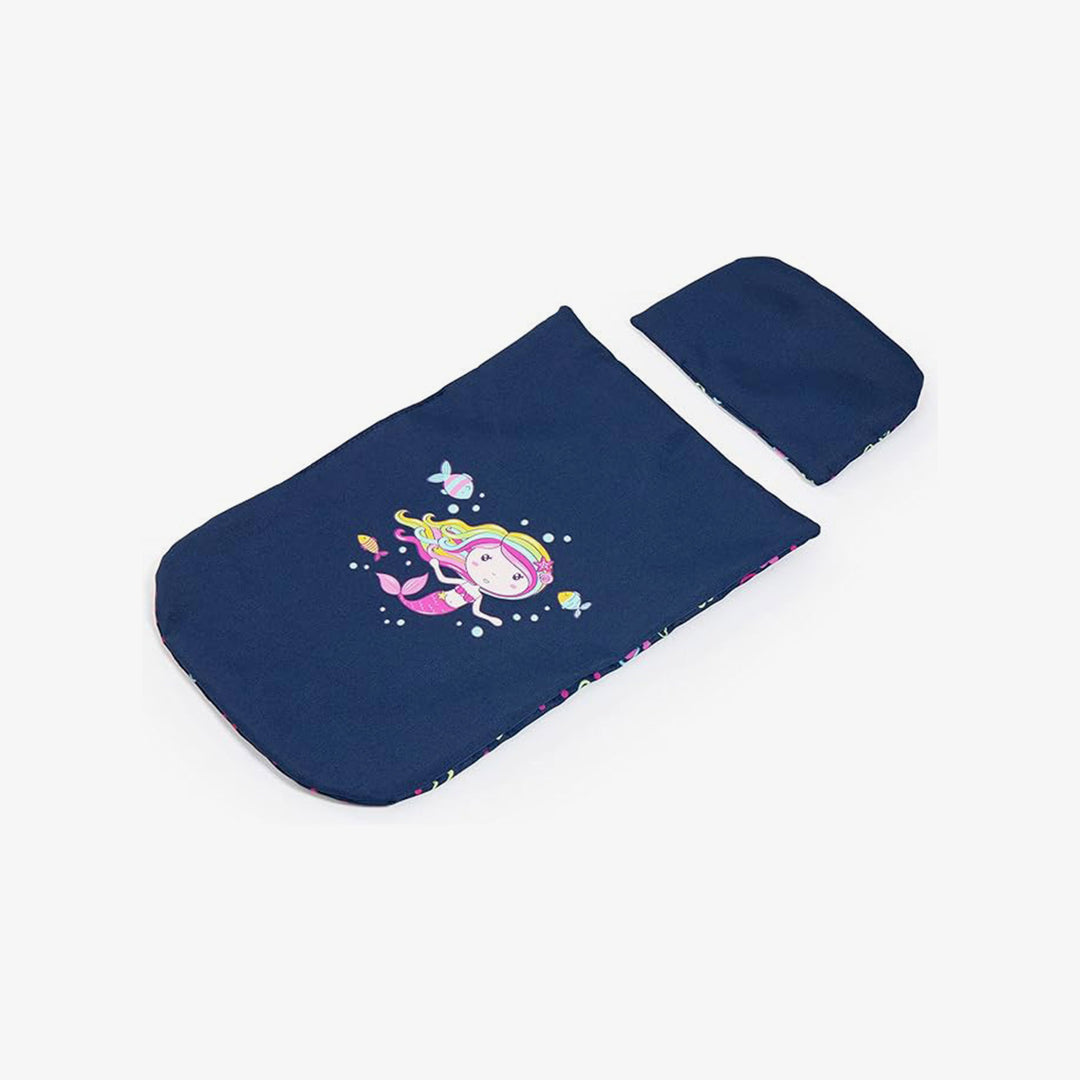 עגלת בובה כחול ורוד