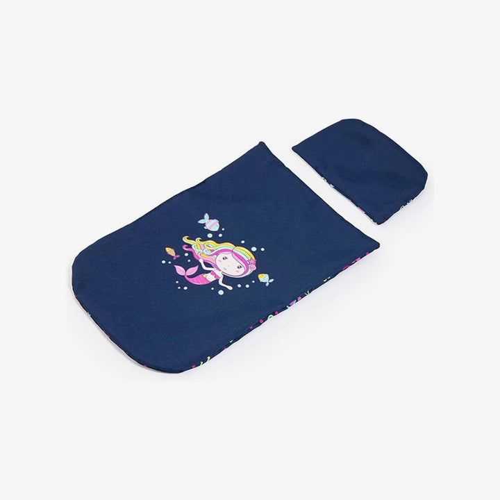 עגלת בובה כחול ורוד