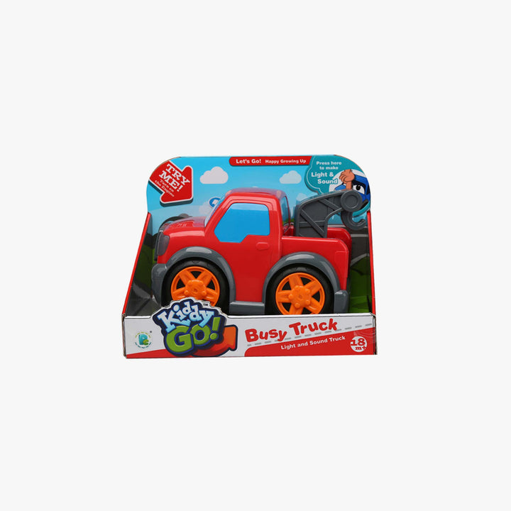טנדר אדום אורות וצלילים 19 סמ