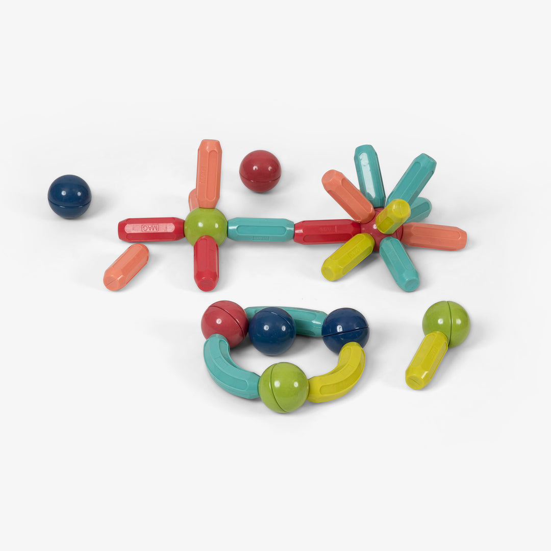 ערכת מקלות וכדורים מגנטיים