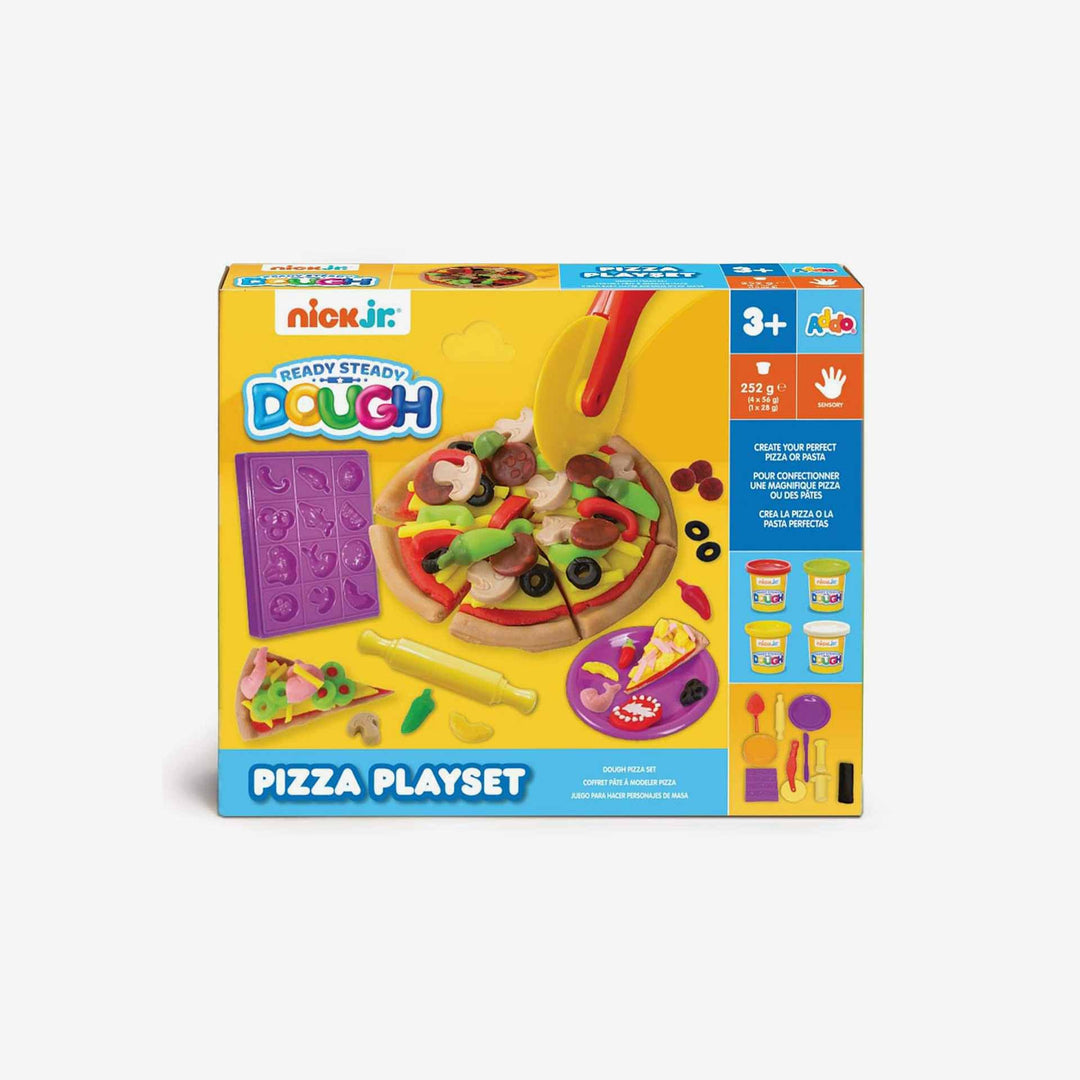 בצק פיצרייה עם מיכלים ואביזרים