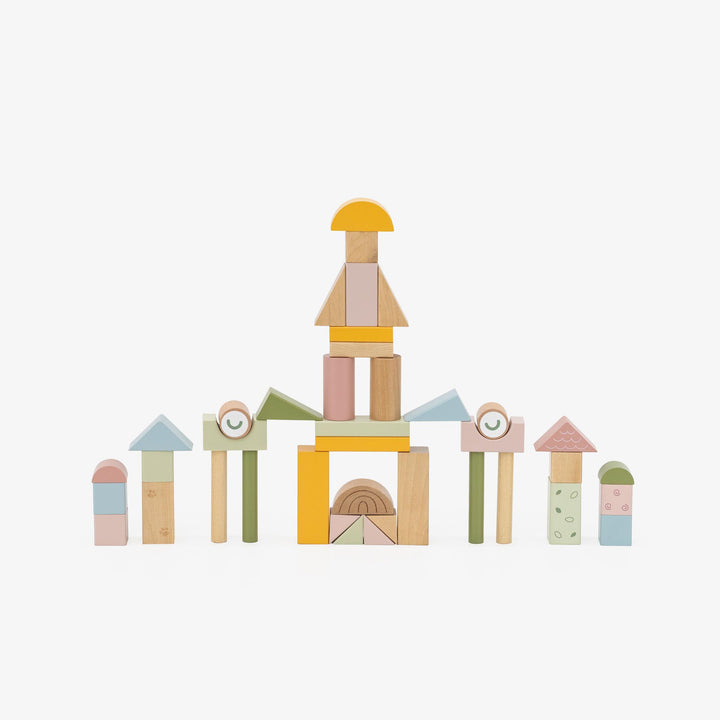 עגלת קוביות עץ תנין