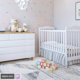 חדר לירון 1.2 לבן+ אלון- טריקה שקטה