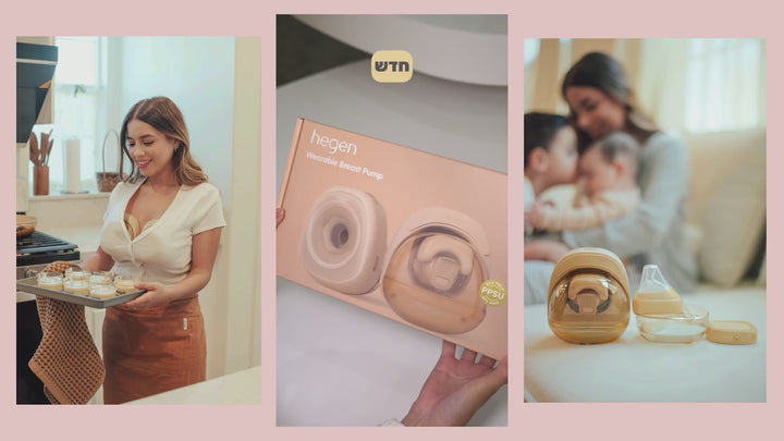 זוג משאבות חלב לבישות