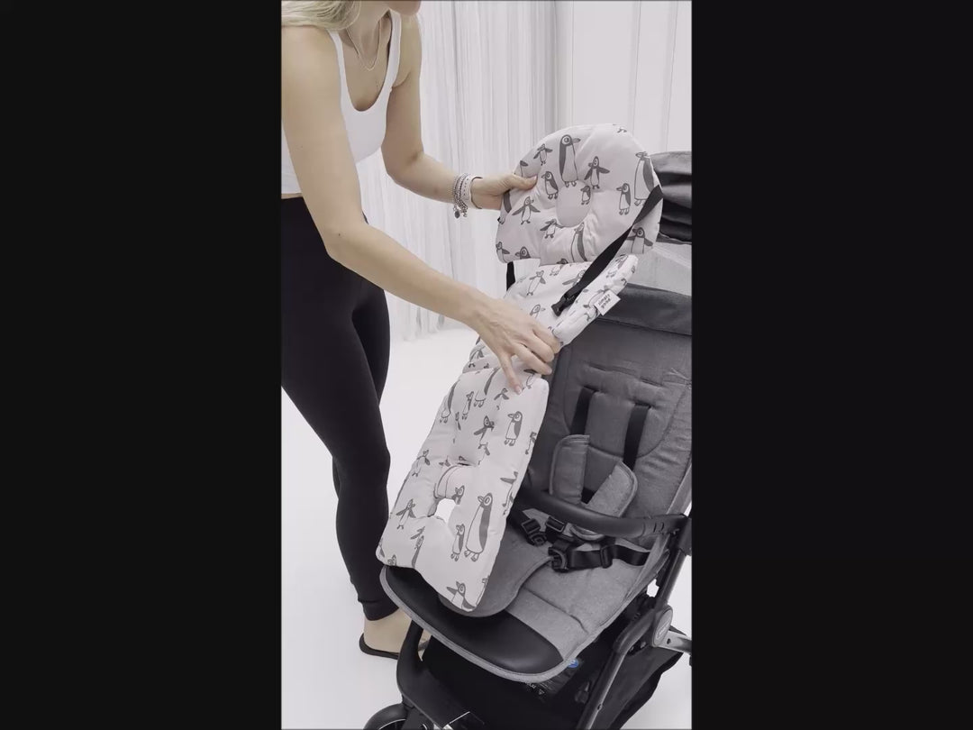 ריפודית מפנקת קווים על אפור